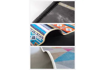 Sabrina Bomullsmatta 100x300 cm Rektangulär - Grå - Textil & mattor - Mattor - Modern matta - Bomullsmatta