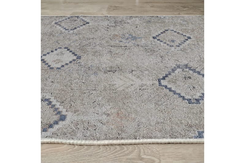 Sabrina Bomullsmatta 100x300 cm Rektangulär - Grå - Textil & mattor - Mattor - Modern matta - Bomullsmatta