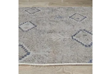 Sabrina Bomullsmatta 100x300 cm Rektangulär - Grå - Textil & mattor - Mattor - Modern matta - Bomullsmatta