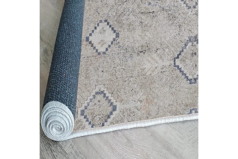 Sabrina Bomullsmatta 100x300 cm Rektangulär - Grå - Textil & mattor - Mattor - Modern matta - Bomullsmatta