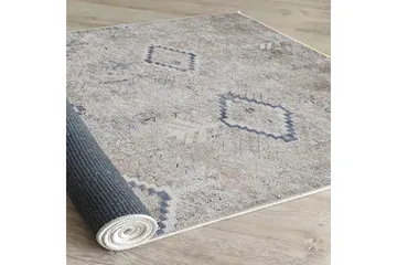 Sabrina Bomullsmatta 100x300 cm Rektangulär - Grå - Textil & mattor - Mattor - Modern matta - Bomullsmatta