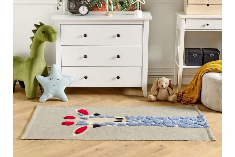 Sakubo Bomullsmatta 80x150 cm - Grå - Textil & mattor - Mattor - Modern matta - Bomullsmatta