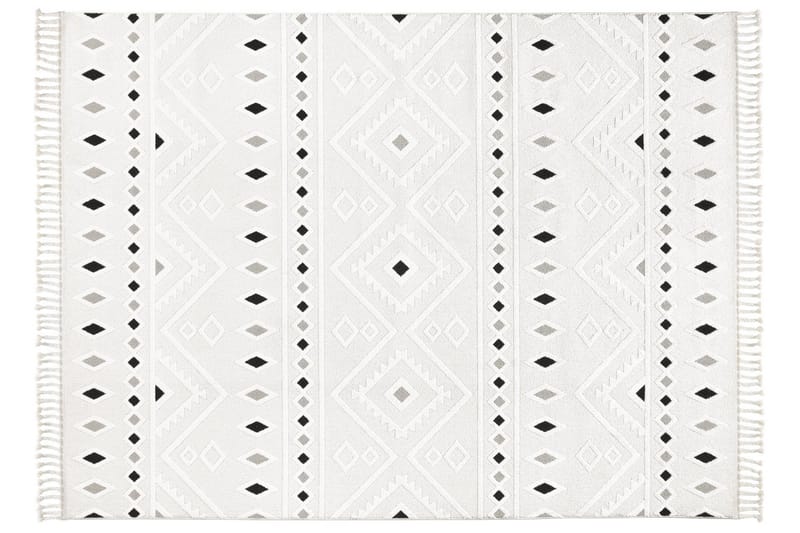 Santorini Wiltonmatta 100x200 cm Rektangulär - Creme/Grå - Textil & mattor - Mattor - Modern matta - Wiltonmattor