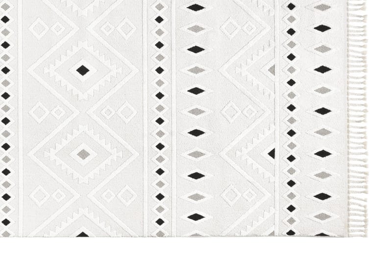 Santorini Wiltonmatta 100x200 cm Rektangulär - Creme/Grå - Textil & mattor - Mattor - Modern matta - Wiltonmattor
