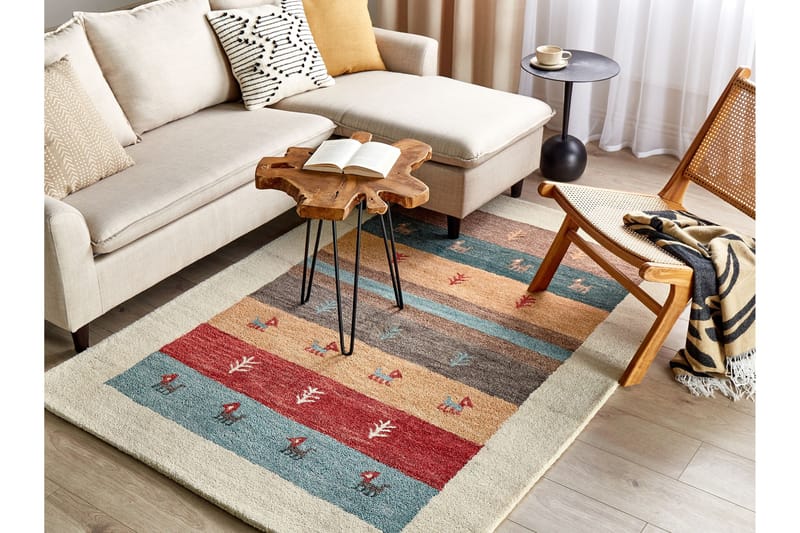 Sarilar Ryamatta 140x200 cm - Röd - Textil & mattor - Mattor - Modern matta - Ryamatta & luggmatta