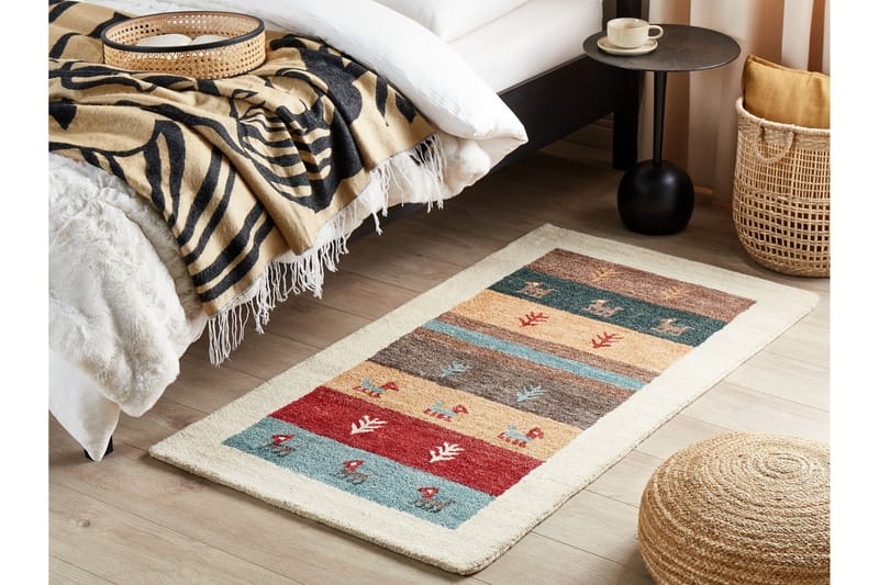 Sarilar Ryamatta 80x150 cm - Röd - Textil & mattor - Mattor - Modern matta - Ryamatta & luggmatta