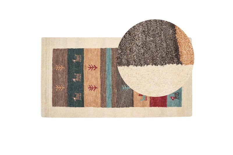 Sarilar Ryamatta 80x150 cm - Röd - Textil & mattor - Mattor - Modern matta - Ryamatta & luggmatta