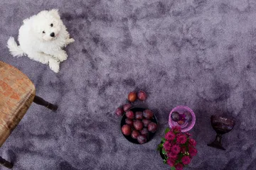 Satine Matta 80x300 cm Lila - Vm Carpet - Textil & mattor - Mattor - Modern matta - Ryamatta & luggmatta