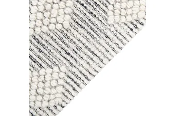 Savur Ullmatta 160x230 cm - Svart/Vit - Textil & mattor - Mattor - Modern matta - Ullmatta