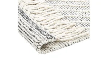 Savur Ullmatta 160x230 cm - Svart/Vit - Textil & mattor - Mattor - Modern matta - Ullmatta