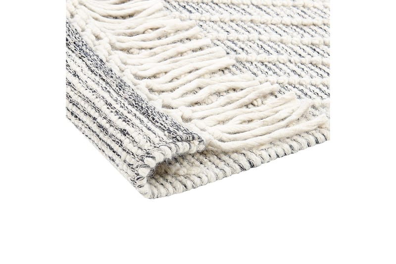 Savur Ullmatta 160x230 cm - Svart/Vit - Textil & mattor - Mattor - Modern matta - Ullmatta