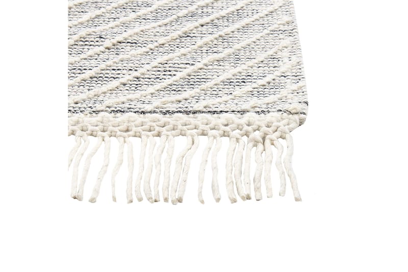 Savur Ullmatta 160x230 cm - Svart/Vit - Textil & mattor - Mattor - Modern matta - Ullmatta