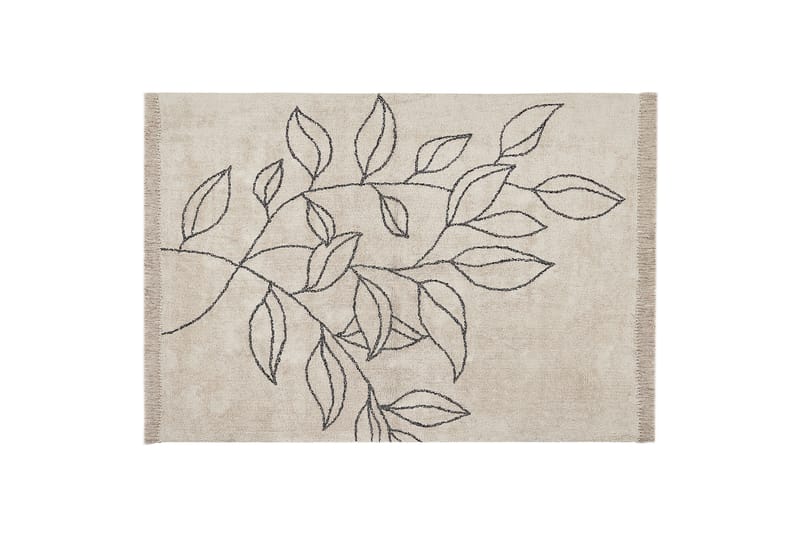 Sazli Bomullsmatta 160x230 cm - Beige - Textil & mattor - Mattor - Modern matta - Bomullsmatta