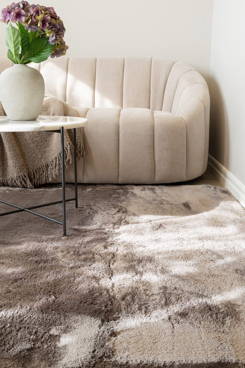 Cozy Ryamatta 110x160 cm Rektangulär - Grå - Textil & mattor - Mattor - Modern matta - Ryamatta & luggmatta