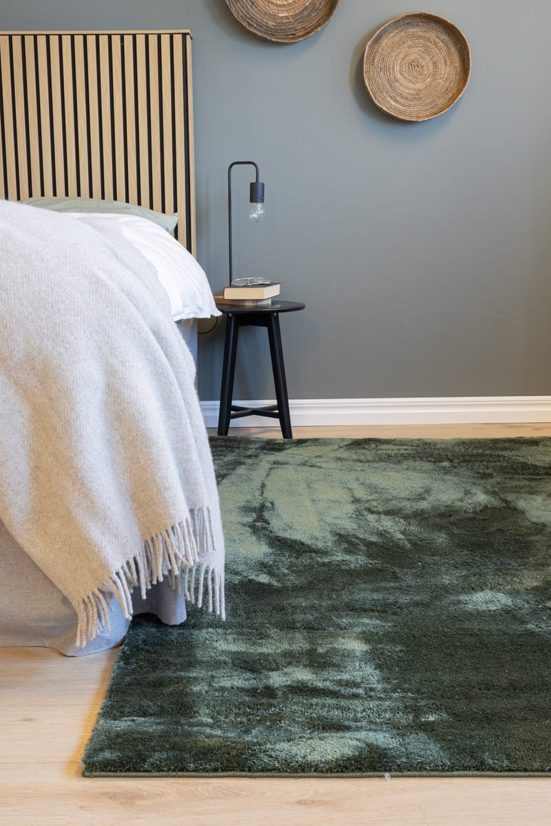 Cozy Ryamatta 133x190 cm Rektangulär - Grön - Textil & mattor - Mattor - Modern matta - Ryamatta & luggmatta