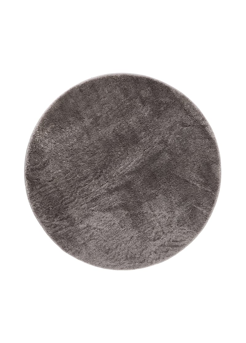 Cozy Ryamatta 200 cm Rund, Grå