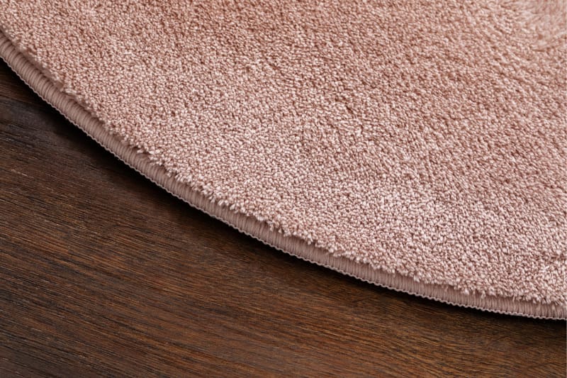 Cozy Ryamatta 200 cm Rund - Rosa - Textil & mattor - Mattor - Modern matta - Ryamatta & luggmatta