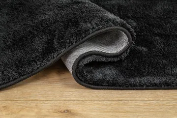Cozy Ryamatta 200 cm Rund - Svart - Textil & mattor - Mattor - Modern matta - Ryamatta & luggmatta