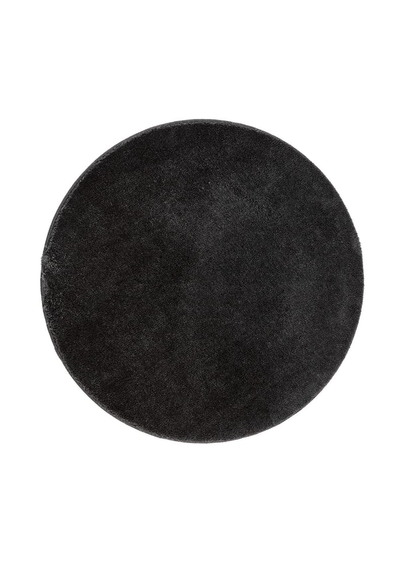 Cozy Ryamatta 200 cm Rund, Svart