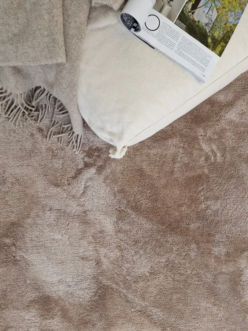 Cozy Ryamatta 240x340 cm Rektangulär - Linne - Textil & mattor - Mattor - Modern matta - Ryamatta & luggmatta