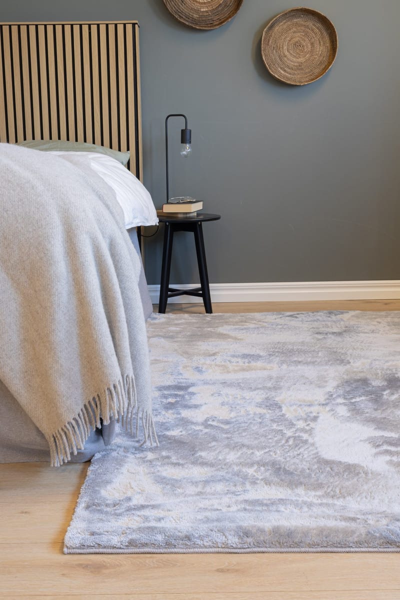 Cozy Ryamatta 240x340 cm Rektangulär - Silver - Textil & mattor - Mattor - Modern matta - Ryamatta & luggmatta