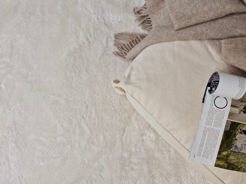 Cozy Ryamatta 240x340 cm Rektangulär - Vit - Textil & mattor - Mattor - Modern matta - Ryamatta & luggmatta