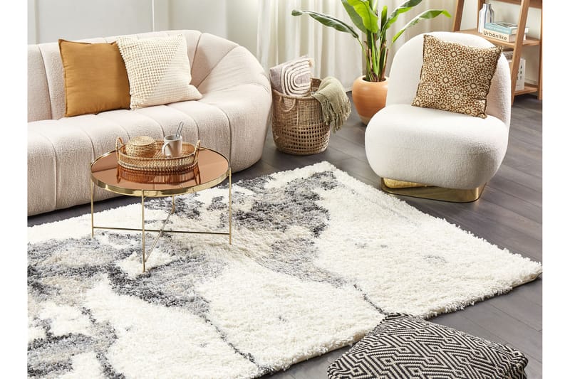 Sevan Ryamatta 200x300 cm - Svart/Vit - Textil & mattor - Mattor - Modern matta - Ryamatta & luggmatta