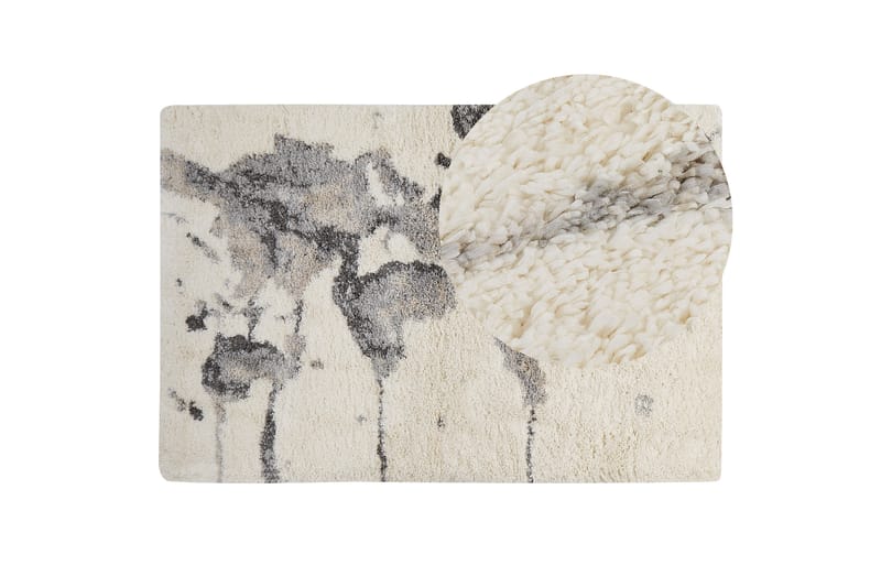 Sevan Ryamatta 200x300 cm - Svart/Vit - Textil & mattor - Mattor - Modern matta - Ryamatta & luggmatta