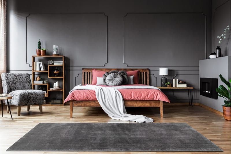 Sheraton Ryamatta Rektangulär 140x200 cm - Grafit - Textil & mattor - Mattor - Modern matta - Ryamatta & luggmatta