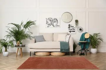 Sheraton Ryamatta Rektangulär 140x200 cm - Terracotta - Textil & mattor - Mattor - Modern matta - Ryamatta & luggmatta