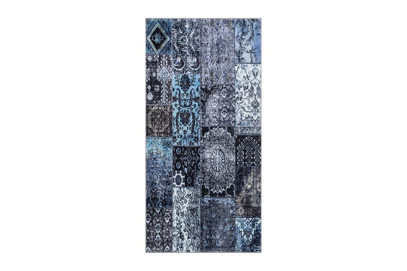 Shiraz Wiltonmatta 80x200 cm Oval - Blå - Textil & mattor - Mattor - Modern matta - Wiltonmattor