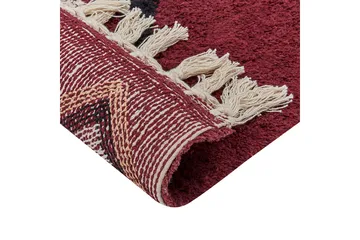 Siirt Bomullsmatta 160x230 cm - Röd - Textil & mattor - Mattor - Modern matta - Bomullsmatta