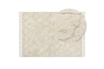 Silchar Bomullsmatta 140x200 cm - Beige - Textil & mattor - Mattor - Modern matta - Bomullsmatta