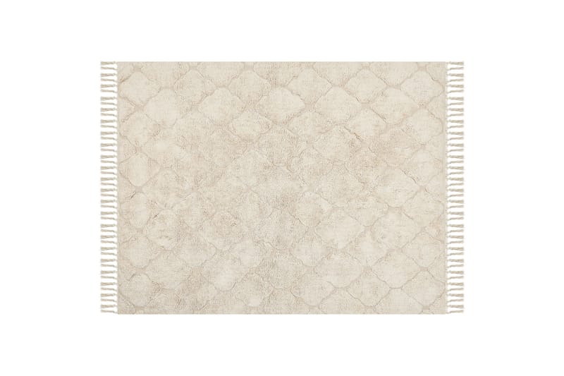 Silchar Bomullsmatta 160x230 cm - Beige - Textil & mattor - Mattor - Modern matta - Bomullsmatta