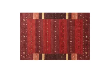 Sinanli Ryamatta 140x200 cm - Röd - Textil & mattor - Mattor - Modern matta - Ullmatta