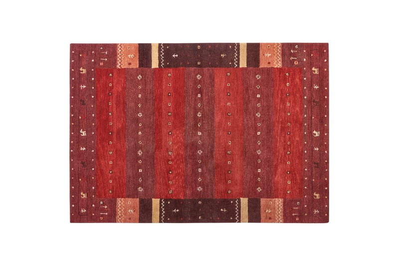 Sinanli Ryamatta 160x230 cm - Röd - Textil & mattor - Mattor - Modern matta - Ryamatta & luggmatta
