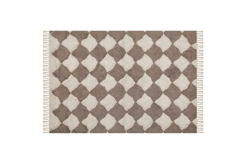 Sinop Bomullsmatta 160x230 cm - Brun - Textil & mattor - Mattor - Modern matta - Bomullsmatta