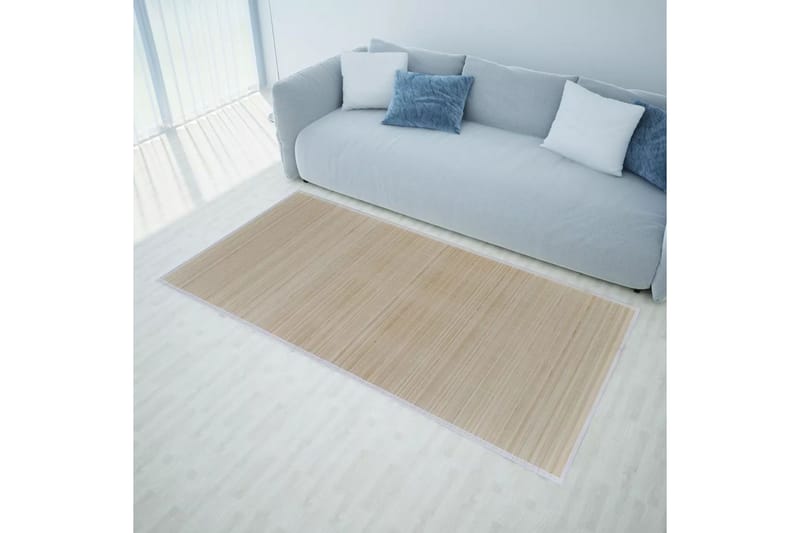 Bambumatta 100x160 cm naturlig - Brun - Textil & mattor - Mattor - Modern matta - Sisalmattor