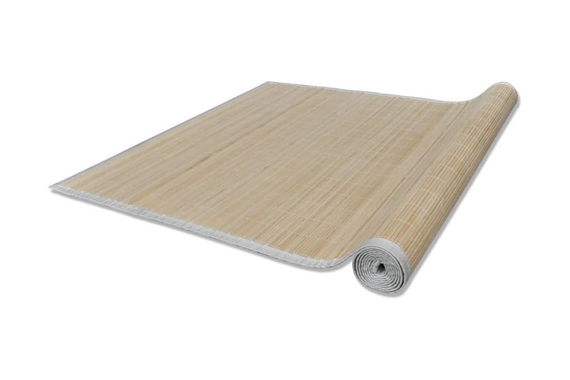 Bambumatta 100x160 cm naturlig - Brun - Sisalmattor - Jutemattor & hampamattor