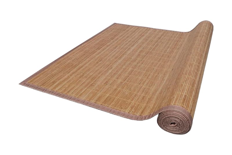 Fyrkantig Brun Bambumatta 120x180 cm - Brun - Textil & mattor - Mattor - Modern matta - Sisalmattor
