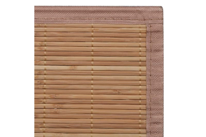 Fyrkantig Brun Bambumatta 120x180 cm - Brun - Textil & mattor - Mattor - Modern matta - Sisalmattor