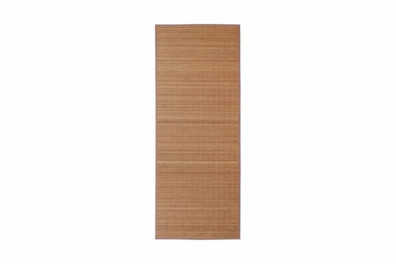 Fyrkantig Brun Bambumatta 150x200 cm - Brun - Ryamatta & luggmatta - Små mattor