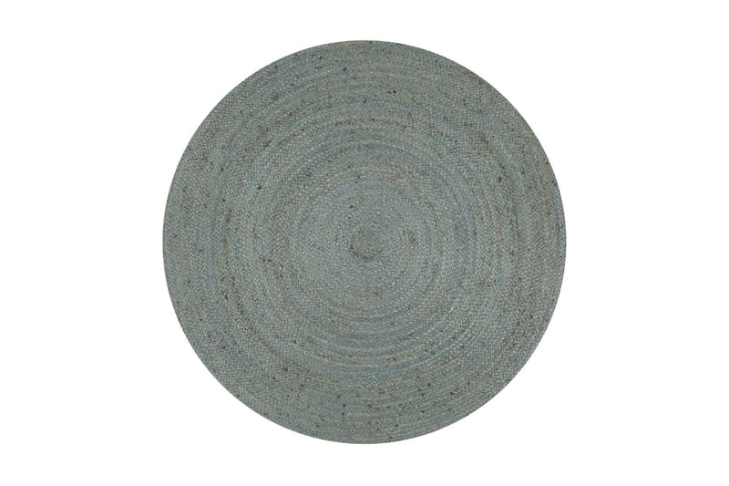 Handgjord jutematta rund 150 cm olivgrön - Grön - Textil & mattor - Mattor - Modern matta - Sisalmattor