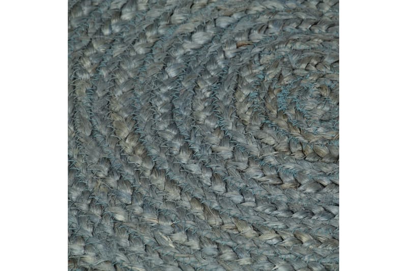 Handgjord jutematta rund 150 cm olivgrön - Grön - Textil & mattor - Mattor - Modern matta - Sisalmattor