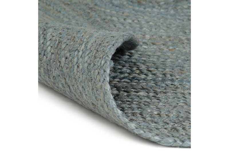 Handgjord jutematta rund 150 cm olivgrön - Grön - Textil & mattor - Mattor - Modern matta - Sisalmattor