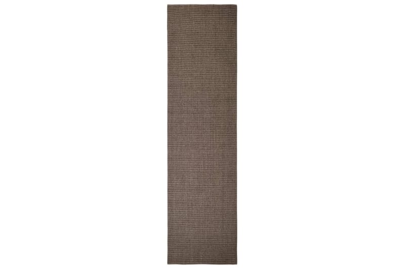 Matta naturlig sisal 66x250 cm brun - Brun - Sisalmattor - Jutemattor & hampamattor