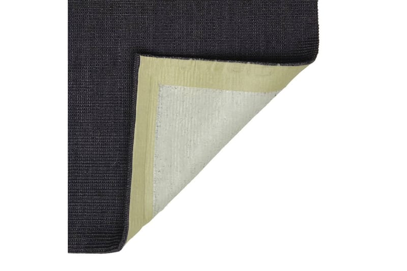 Matta naturlig sisal 80x300 cm svart - Svart - Textil & mattor - Mattor - Modern matta - Sisalmattor