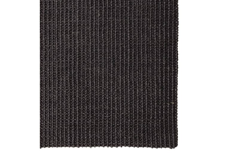 Matta naturlig sisal 80x300 cm svart - Svart - Textil & mattor - Mattor - Modern matta - Sisalmattor