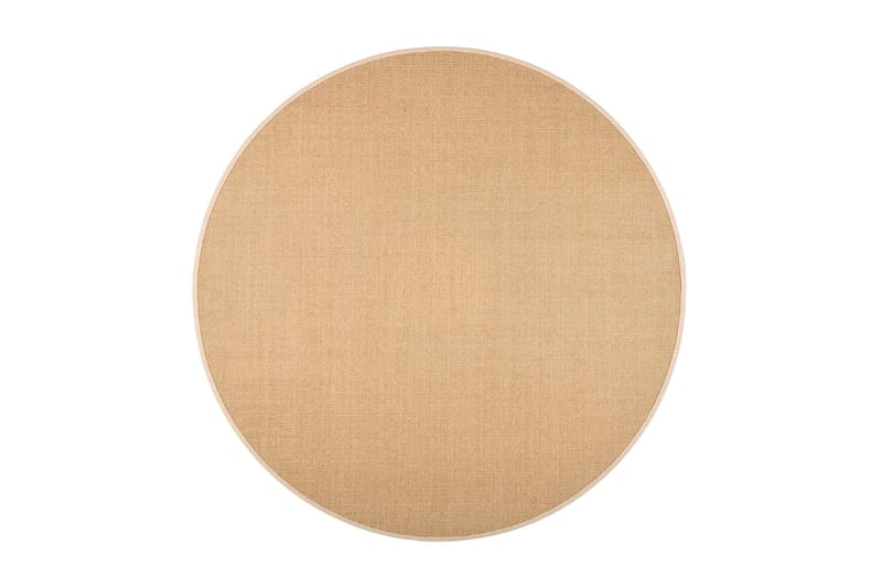 Sisal Matta Rund 133 cm Beige/Grå, Vm Carpet