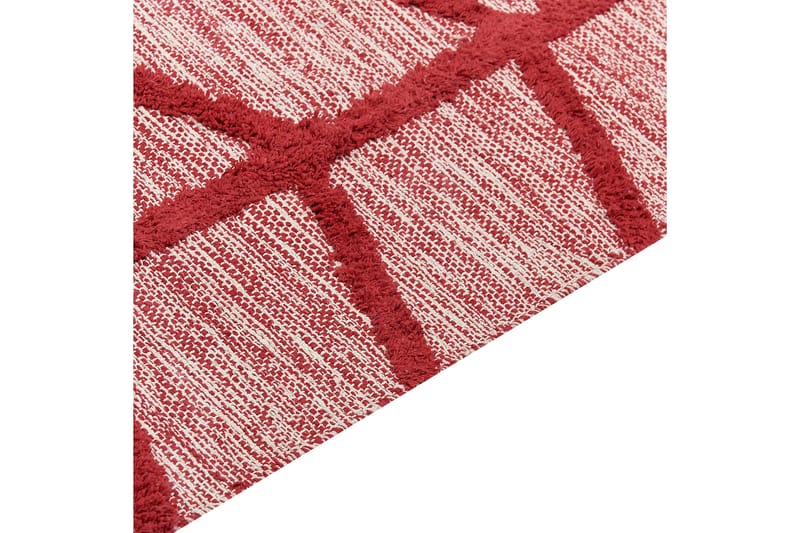 Sivas Bomullsmatta 160x230 cm - Röd - Textil & mattor - Mattor - Modern matta - Bomullsmatta